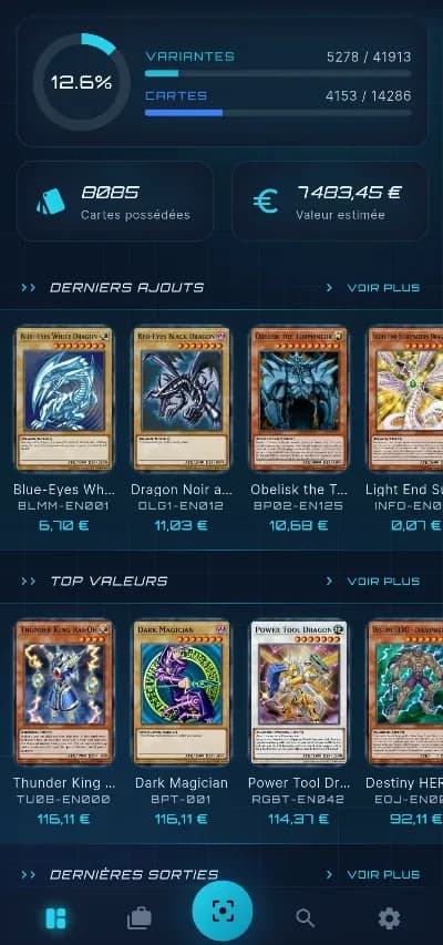Statistiques de collection